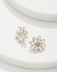 Women Jewelry | Tommy Bahama Tidal Treasure Floral Stud Earrings Gold