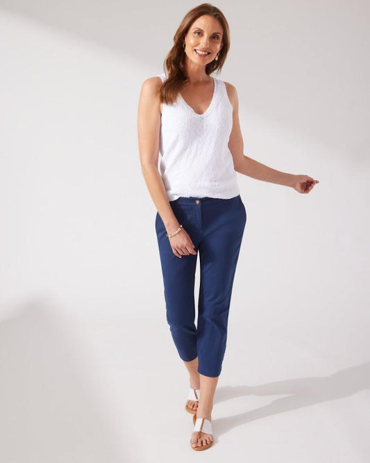 Women Pants & Crops | Tommy Bahama Boracay® Cropped Pants Island Navy