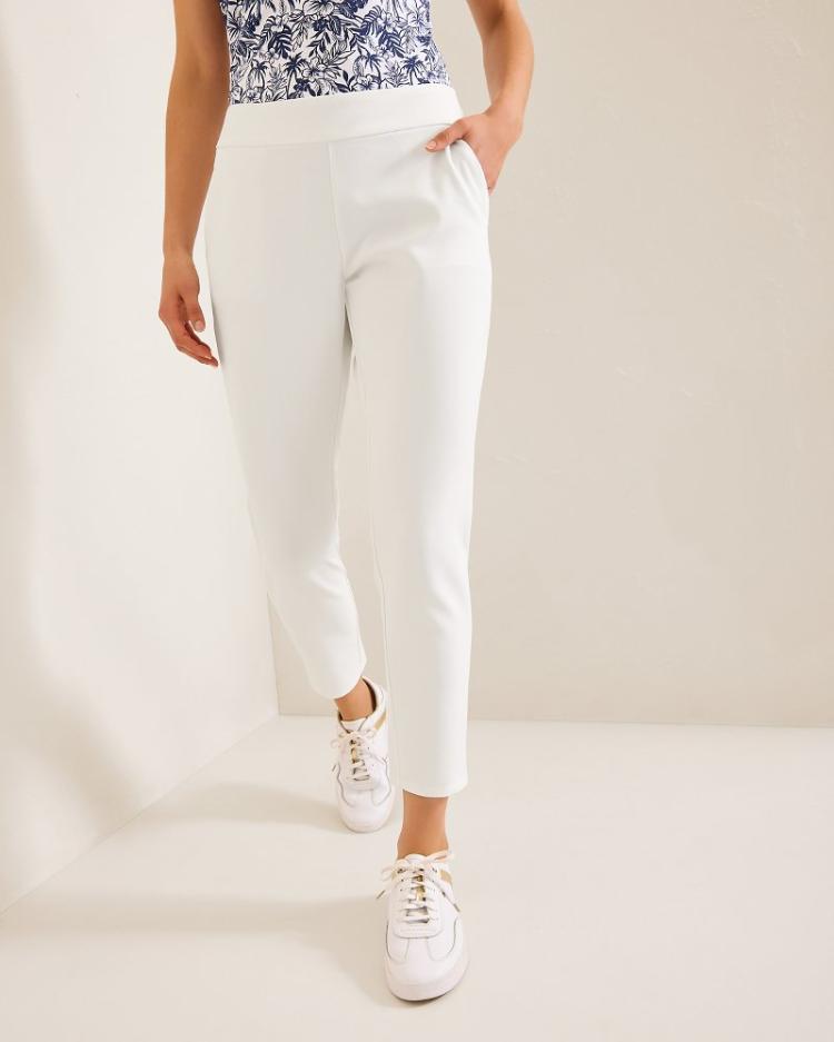 Women Pants & Crops | Tommy Bahama Coastal City IslandZone® Pants White