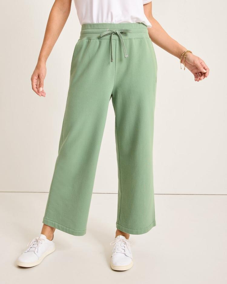 Women Pants & Crops | Tommy Bahama Marina Del Mar Cropped Pants Tropical Fern
