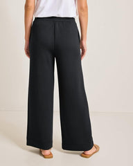 Women Pants & Crops | Tommy Bahama Palm Voyage Wide-Leg Pants Black