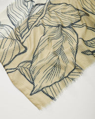 Women Scarves & Wraps | Tommy Bahama Block Bouquet Wrap Scarf Camel