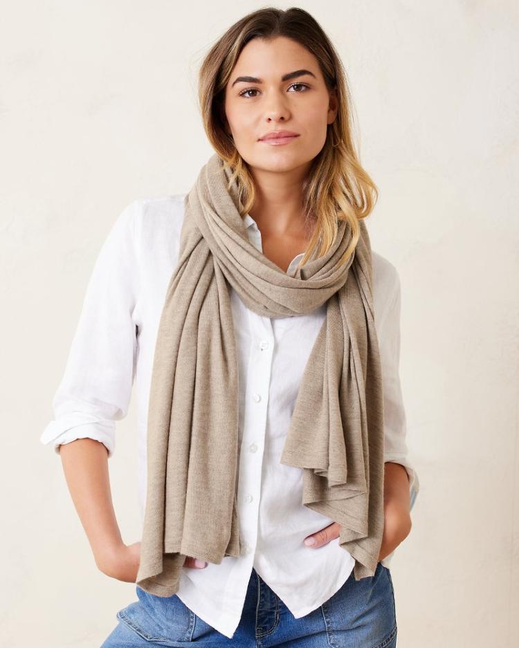 Women Scarves & Wraps | Tommy Bahama Essential Travel Wrap Farro Heather