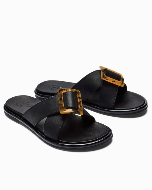 Women Shoes & Sandals | Tommy Bahama Olukai® La'I Slide Sandals Black
