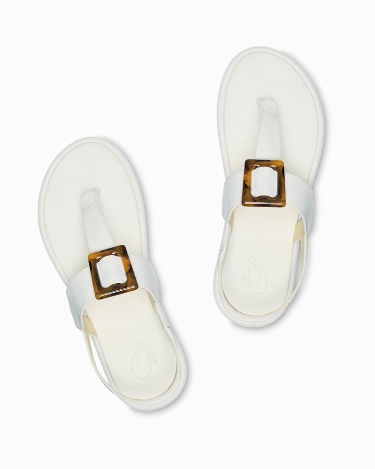 Women Shoes & Sandals | Tommy Bahama Olukai® La'I T-Bar Sandals White