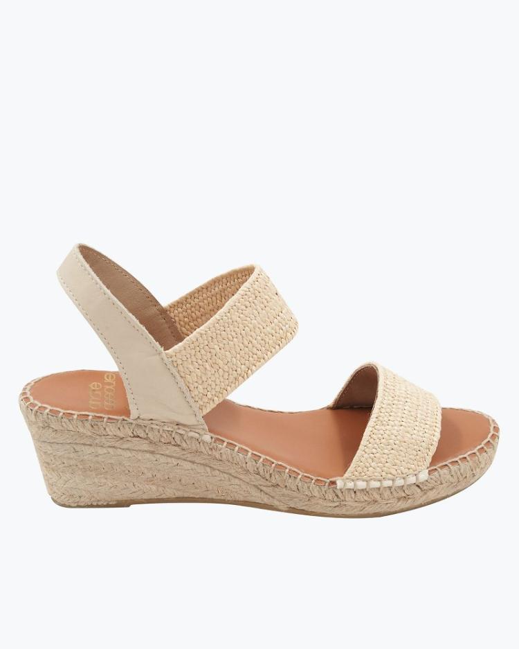 Women Shoes & Sandals | Tommy Bahama André Assous Aviana Stretch Espadrille Wedge Sandals Natural