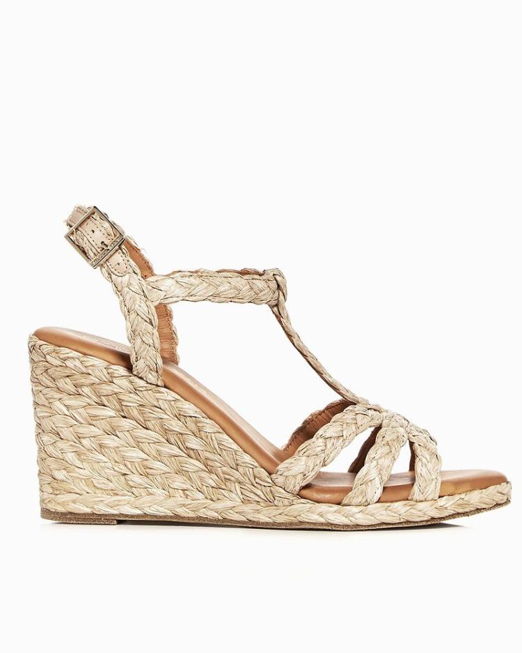 Women Shoes & Sandals | Tommy Bahama André Assous Madina Raffia Wedges Beige