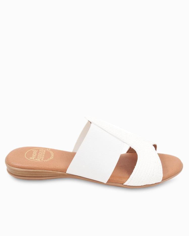Women Shoes & Sandals | Tommy Bahama André Assous Noor Raffia Stretch Sandals White