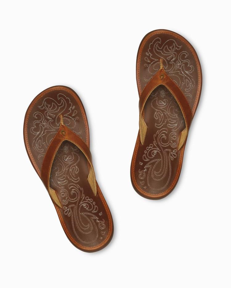 Women Shoes & Sandals | Tommy Bahama OluKai® Paniolo Sandals Natural