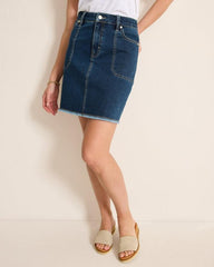 Women Skirts | Tommy Bahama Utility Denim Skirt Sunset Blue Wash