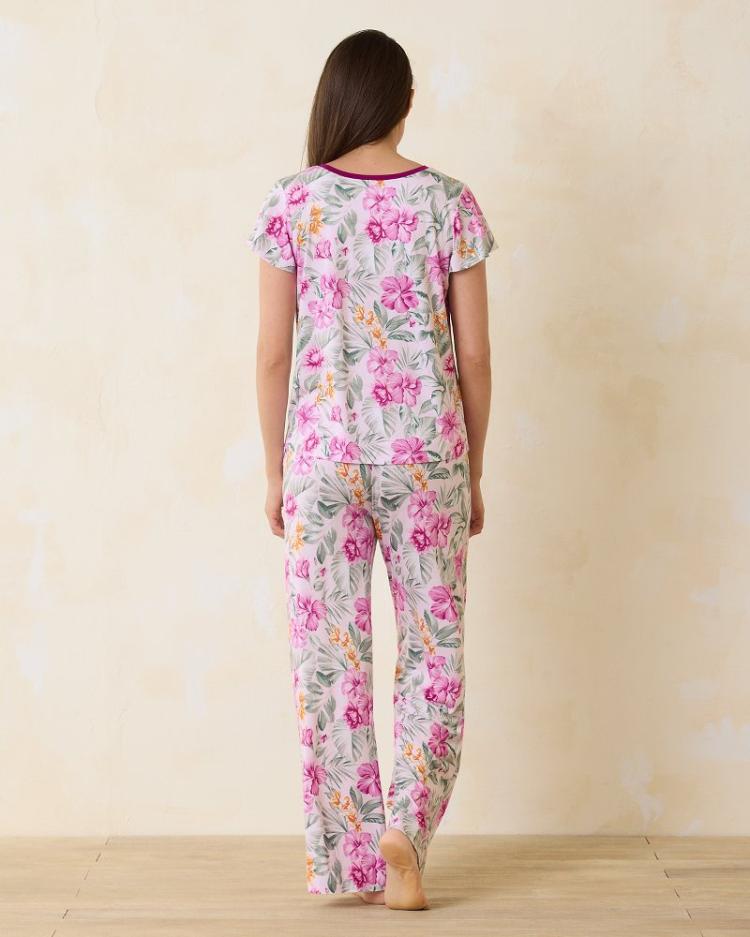 Women Sleepwear | Tommy Bahama Jersey Short Sleeve & Pants Pajama Set Blushing