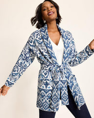 Women Sweaters | Tommy Bahama Ikat Cardigan Coconut
