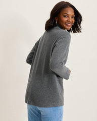 Women Sweatshirts | Tommy Bahama Aruba Cardigan Fog Grey Heather