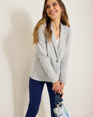 Women Sweatshirts | Tommy Bahama Aruba Casual Blazer Summer Grey Hthr