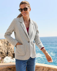 Women Sweatshirts | Tommy Bahama Aruba Casual Blazer Summer Grey Hthr