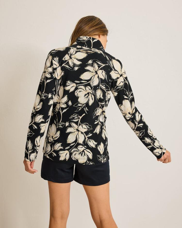 Women Sweatshirts | Tommy Bahama Aruba Noche Mar Full-Zip Sweatshirt Black