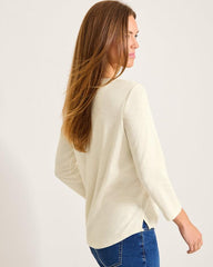 Women Tops & Shirts | Tommy Bahama Ashby Isles Flora Amora 3/4-Sleeve T-Shirt Coconut