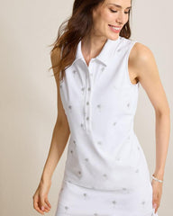 Women Tops & Shirts | Tommy Bahama Aubrey Beach Daze IslandZone® Polo White