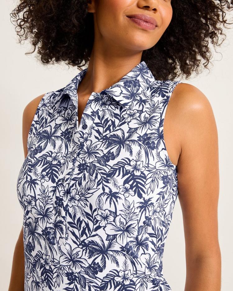 Women Tops & Shirts | Tommy Bahama Aubrey Seaport Resort IslandZone® Polo Island Navy