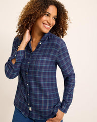 Women Tops & Shirts | Tommy Bahama Golden Sands Flannel Shirt Coastline