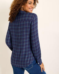 Women Tops & Shirts | Tommy Bahama Golden Sands Flannel Shirt Coastline