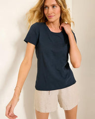 Women Tops & Shirts | Tommy Bahama Salty Breeze Jersey T-Shirt Dark Sapphire