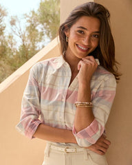 Women Tops & Shirts | Tommy Bahama Seaport Way Cord Shirt Coconut