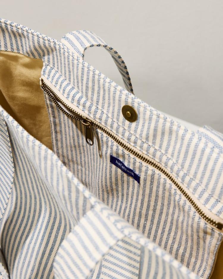 Women/Beach & Home Handbags & Clutches | Tommy Bahama Canvas Traveler Tote Navy Stripe