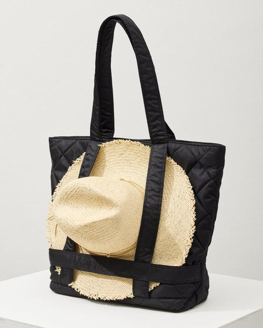 Women/Beach & Home Handbags & Clutches | Tommy Bahama Quilted Traveler Bag Black