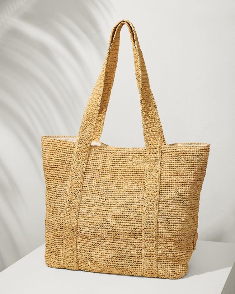 Women/Beach & Home Handbags & Clutches | Tommy Bahama Raffia Traveler Tote Natural