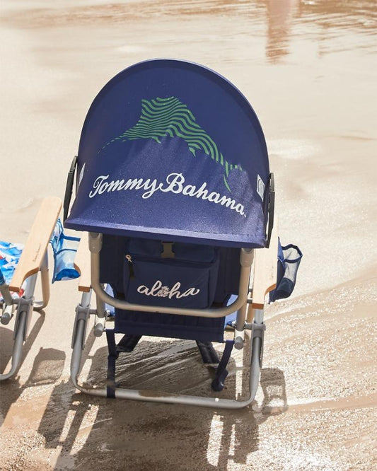 Beach &amp; Home Umbrellas &amp; Coolers | Tommy Bahama Wavy Marlin Kids' Canopy Navy
