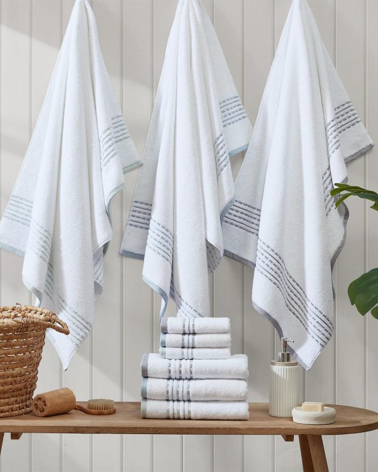 Beach &amp; Home Bath | Tommy Bahama Cliff Side Blue 3-Piece Towel Set Blue