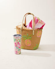 Beach &amp; Home Beach Accessories | Tommy Bahama Flamingo Pineapple 22-oz. Tumbler Pink