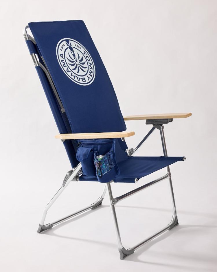 Beach &amp; Home Beach Chairs | Tommy Bahama Tommy Bahama Highboy Chair With Shade Navy