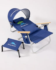 Beach &amp; Home Beach Chairs | Tommy Bahama Tommy Bahama Marlin Palms Ultimate Beach Chair Navy