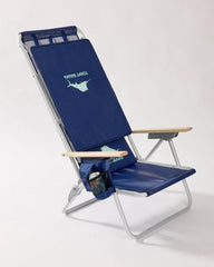 Beach &amp; Home Beach Chairs | Tommy Bahama Tommy Bahama Mesh Beach Chair With Shade Navy