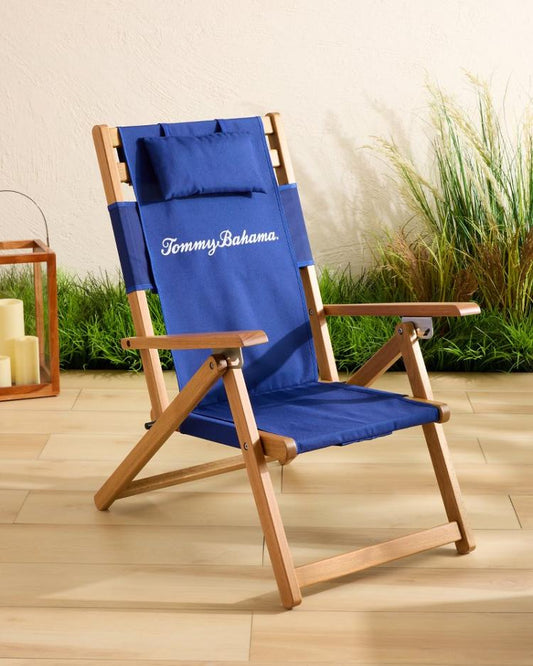 Beach &amp; Home Beach Chairs | Tommy Bahama Tommy Bahama On Deck Slingback Chair Navy