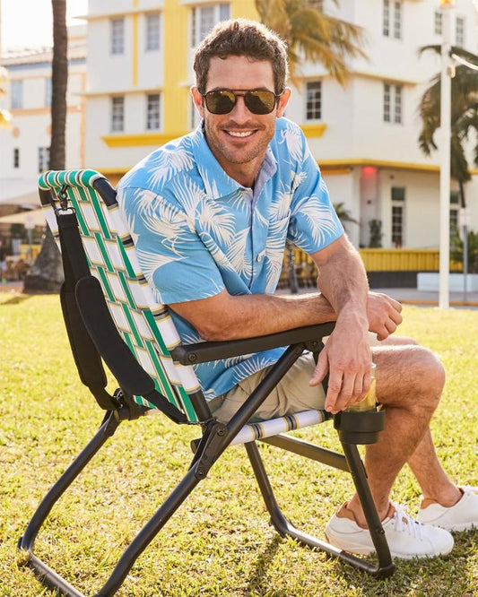 Beach &amp; Home Beach Chairs | Tommy Bahama Tommy Bahama Retro Charm Strap Lawn Chair Multicolor