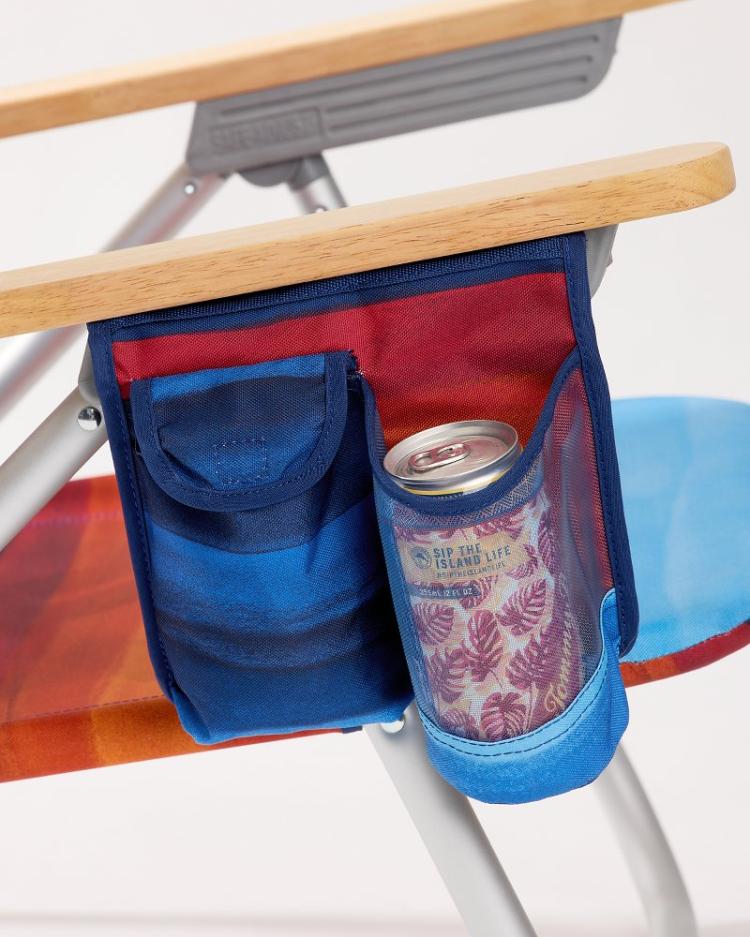 Beach &amp; Home Beach Chairs | Tommy Bahama Tommy Bahama Sunset Stripe Deluxe Backpack Beach Chair Multicolor