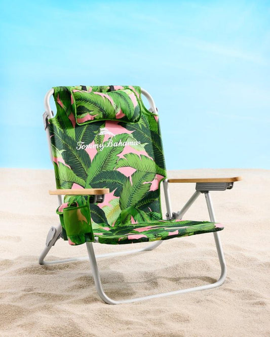 Beach &amp; Home Beach Chairs | Tommy Bahama Tommy Bahama Swaying Fronds Deluxe Backpack Beach Chair Multicolor
