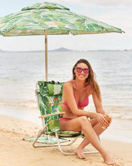 Beach &amp; Home Beach Chairs | Tommy Bahama Tommy Bahama Tropical Fronds Deluxe Backpack Beach Chair Multicolor