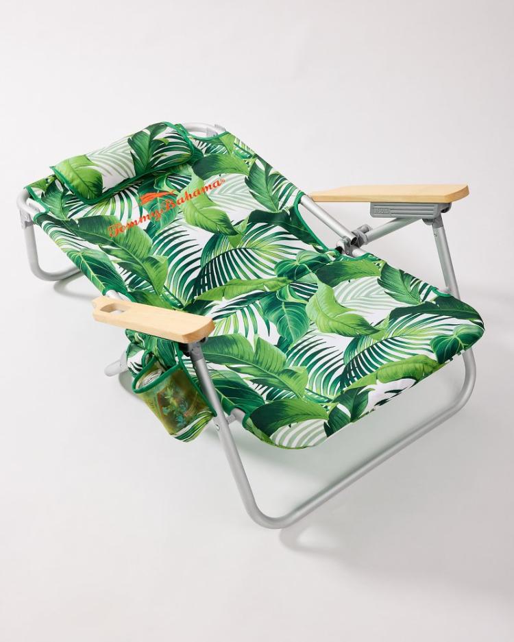 Beach &amp; Home Beach Chairs | Tommy Bahama Tommy Bahama Tropical Fronds Deluxe Backpack Beach Chair Multicolor