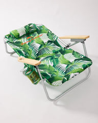 Beach &amp; Home Beach Chairs | Tommy Bahama Tommy Bahama Tropical Fronds Deluxe Backpack Beach Chair Multicolor