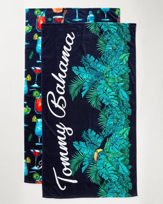 Beach &amp; Home Beach Towels | Tommy Bahama All Nighter &amp; Baja Who Can Toucan Beach Towels — Set Of 2 Multicolor