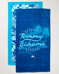 Beach &amp; Home Beach Towels | Tommy Bahama High Tide Hangout &amp; Island Cays Blooms Beach Towels — Set Of 2 Multicolor