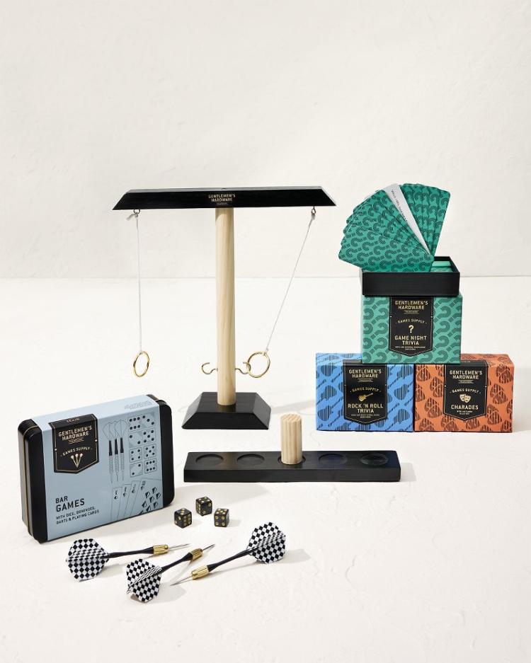 Beach &amp; Home Books &amp; Games | Tommy Bahama Bar Games Tin Set Multicolor