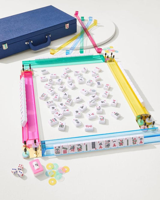 Beach &amp; Home Books &amp; Games | Tommy Bahama Mahjong Game Set Blue