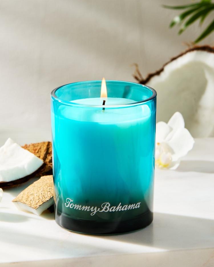 Beach &amp; Home Candles &amp; Diffusers | Tommy Bahama Coconut Oasis 7.5-oz. Boxed Poured Candle Coconut Oasis