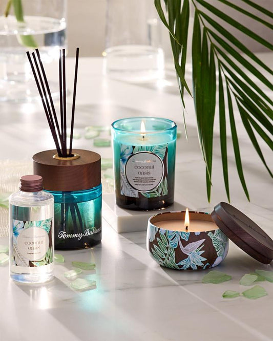 Beach &amp; Home Candles &amp; Diffusers | Tommy Bahama Coconut Oasis Reed Diffuser Oil Refill Coconut Oasis