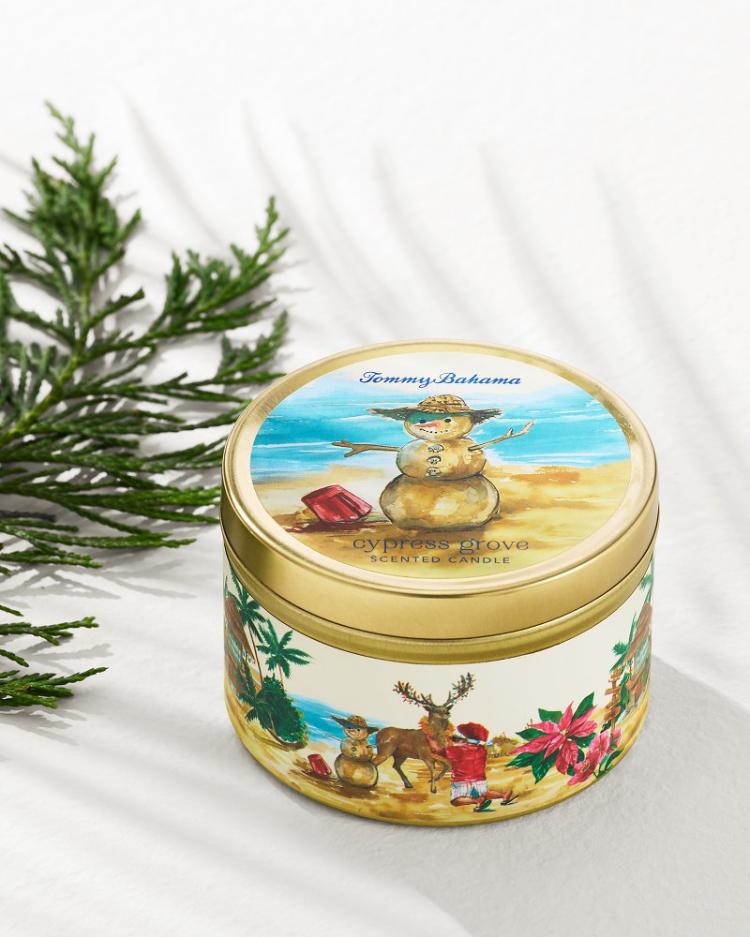Beach &amp; Home Candles &amp; Diffusers | Tommy Bahama Cypress Grove 6-oz. Travel Candle Tin Multicolor